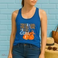 Ms Warrior Awareness You Go Multiple Sclerosis Fight Gift Women's Tank Top thumb 2