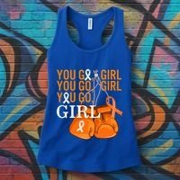 Ms Warrior Awareness You Go Multiple Sclerosis Fight Gift Women's Tank Top thumb 3