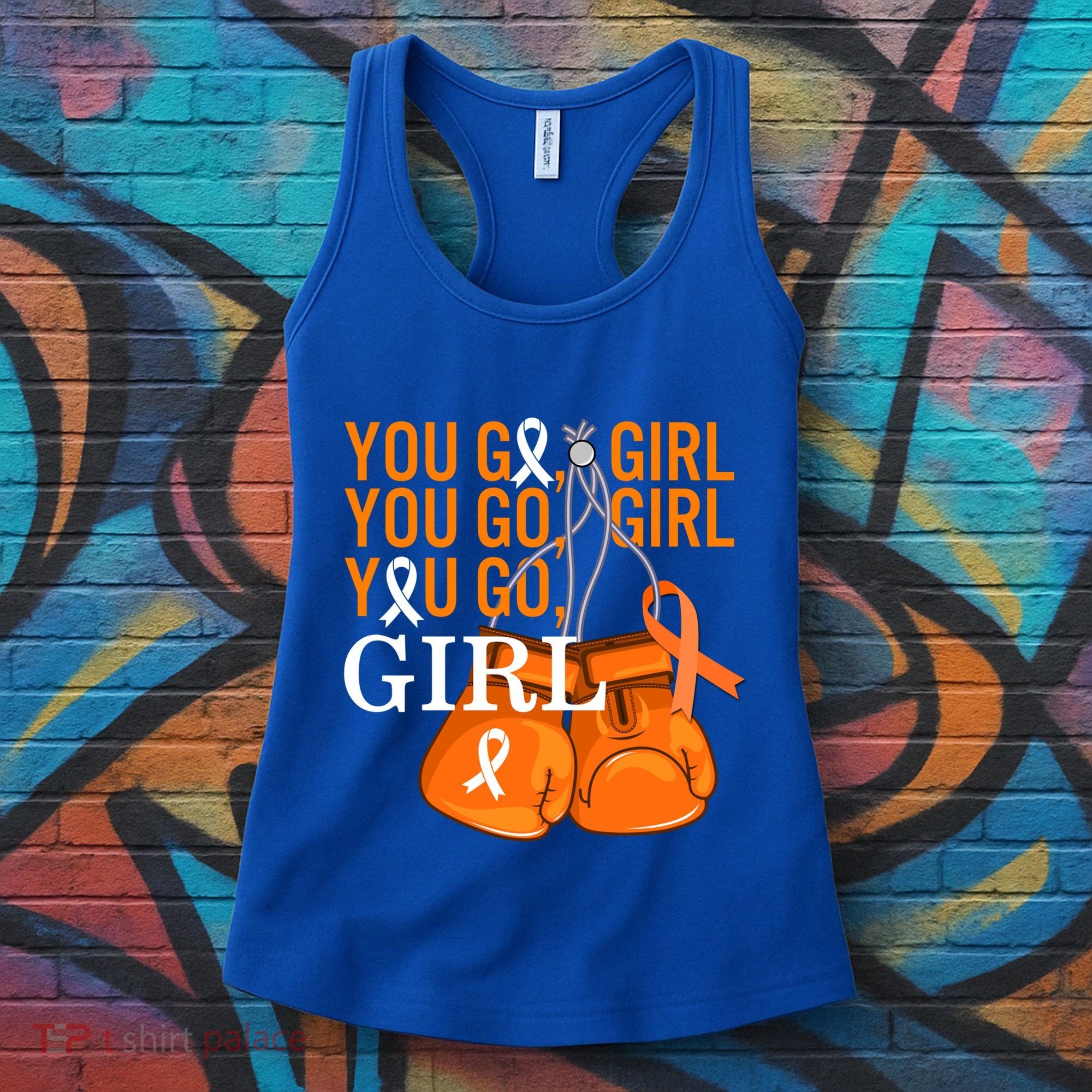 Ms Warrior Awareness You Go Multiple Sclerosis Fight Gift Women's Tank Top