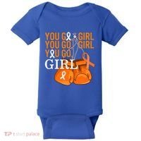 Ms Warrior Awareness You Go Multiple Sclerosis Fight Gift Baby Bodysuit thumb 0