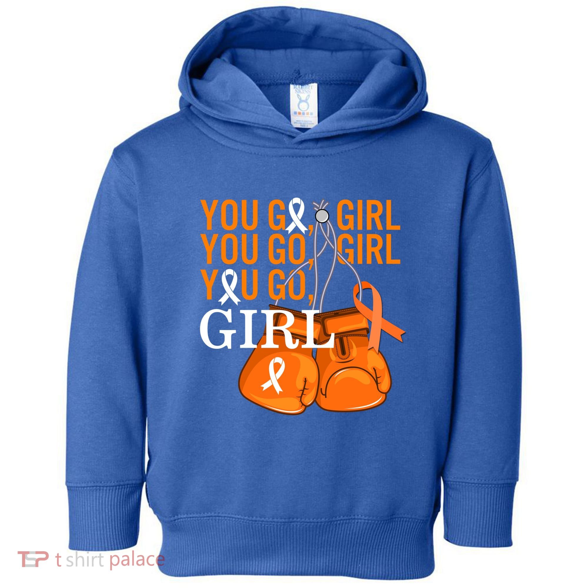Ms Warrior Awareness You Go Multiple Sclerosis Fight Gift Toddler Hoodie
