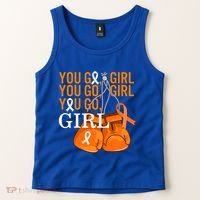 Ms Warrior Awareness You Go Multiple Sclerosis Fight Gift Tank Top thumb 2