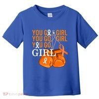 Ms Warrior Awareness You Go Multiple Sclerosis Fight Gift Toddler T-Shirt thumb 0