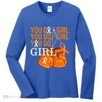 Ms Warrior Awareness You Go Multiple Sclerosis Fight Gift Women's Long Sleeve Shirt thumb 0
