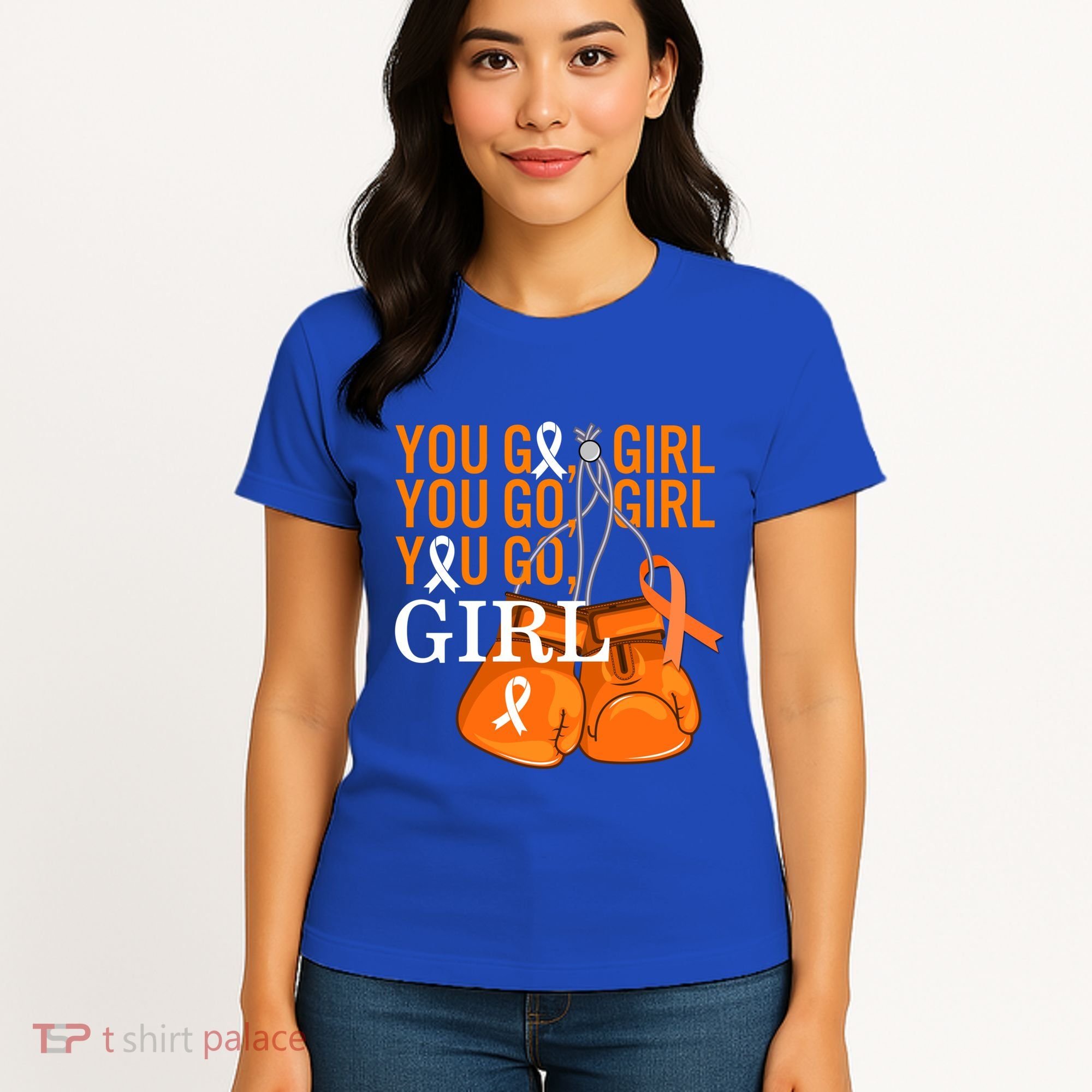Ms Warrior Awareness You Go Multiple Sclerosis Fight Gift Women's T-Shirt