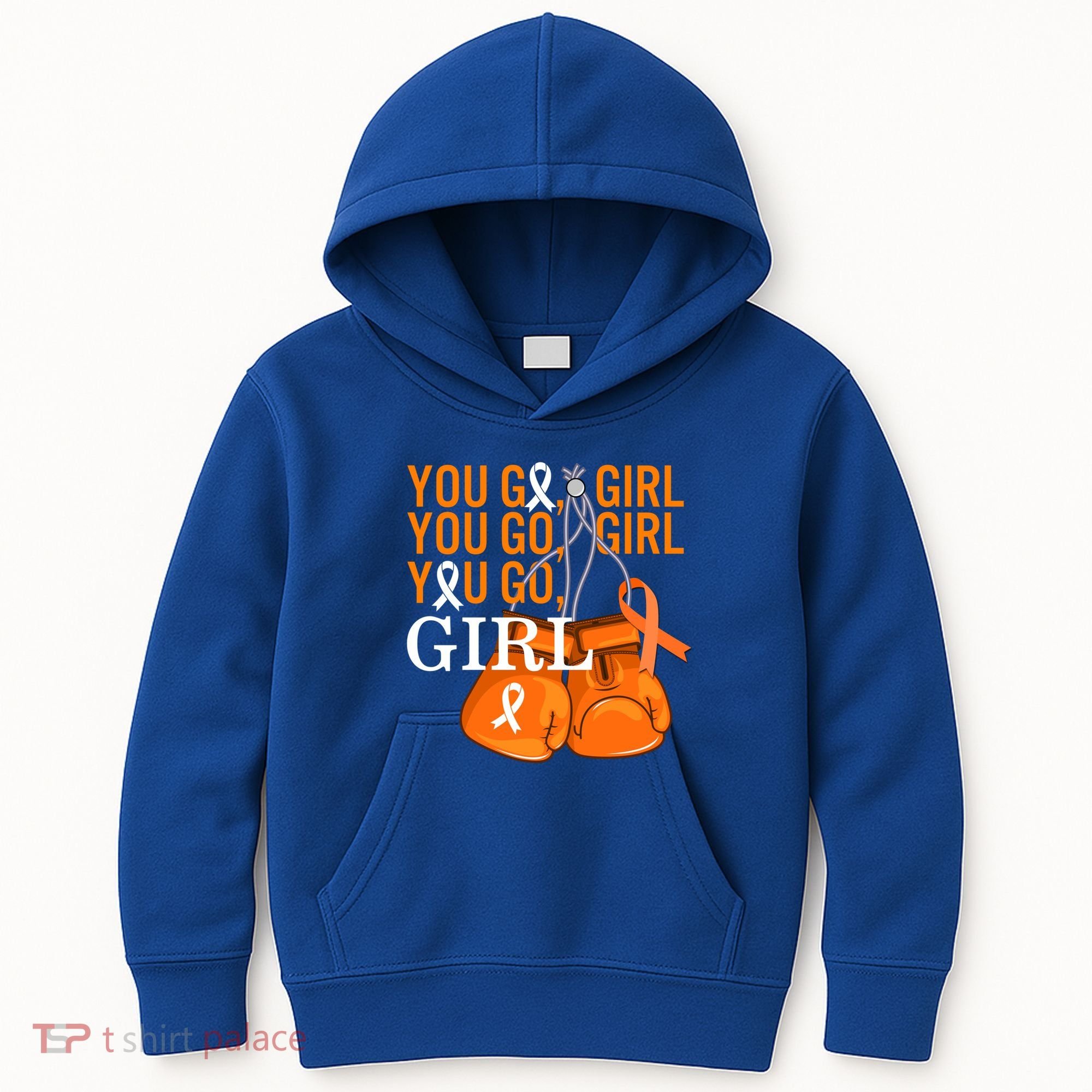 Ms Warrior Awareness You Go Multiple Sclerosis Fight Gift Kids Hoodie