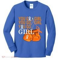Ms Warrior Awareness You Go Multiple Sclerosis Fight Gift Kids Long Sleeve Shirt thumb 0