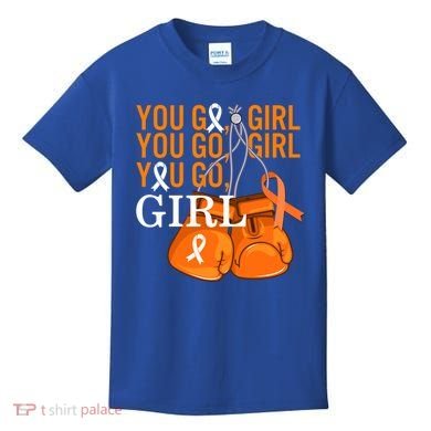 Ms Warrior Awareness You Go Multiple Sclerosis Fight Gift Kids T-Shirt