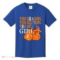 Ms Warrior Awareness You Go Multiple Sclerosis Fight Gift Kids T-Shirt thumb 0