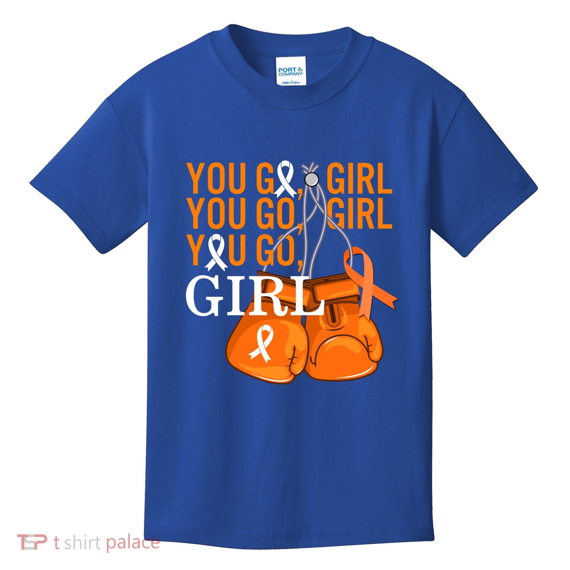 Ms Warrior Awareness You Go Multiple Sclerosis Fight Gift Kids T-Shirt
