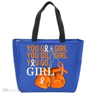 Ms Warrior Awareness You Go Multiple Sclerosis Fight Gift Tote Bag