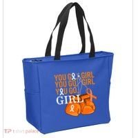 Ms Warrior Awareness You Go Multiple Sclerosis Fight Gift Tote Bag thumb 2