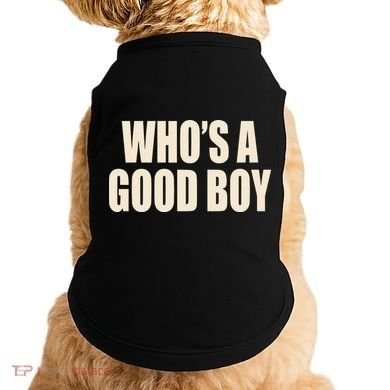 Moximimi WhoS A Good Boy Orange Doggie Tank