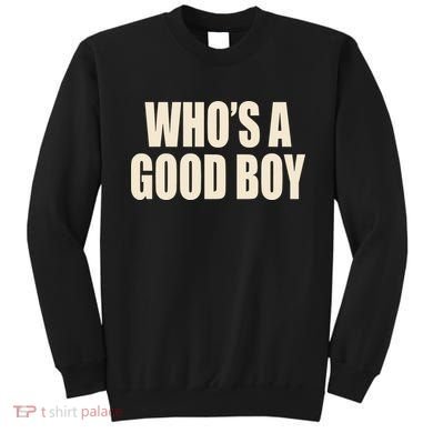 Moximimi WhoS A Good Boy Orange Sweatshirt