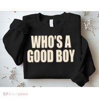 Moximimi WhoS A Good Boy Orange Sweatshirt thumb 2