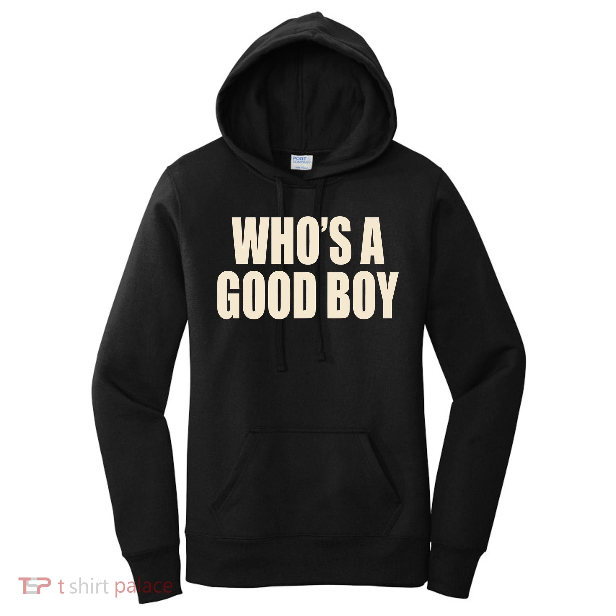 Moximimi WhoS A Good Boy Orange Women's Hoodie