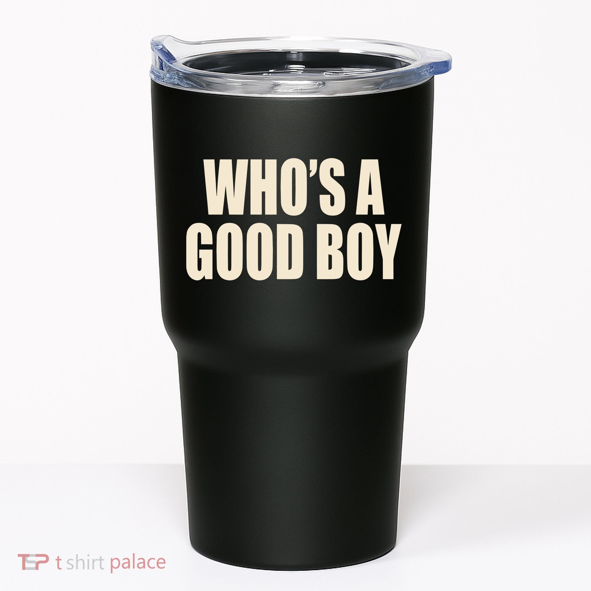 Moximimi WhoS A Good Boy Orange Tumbler