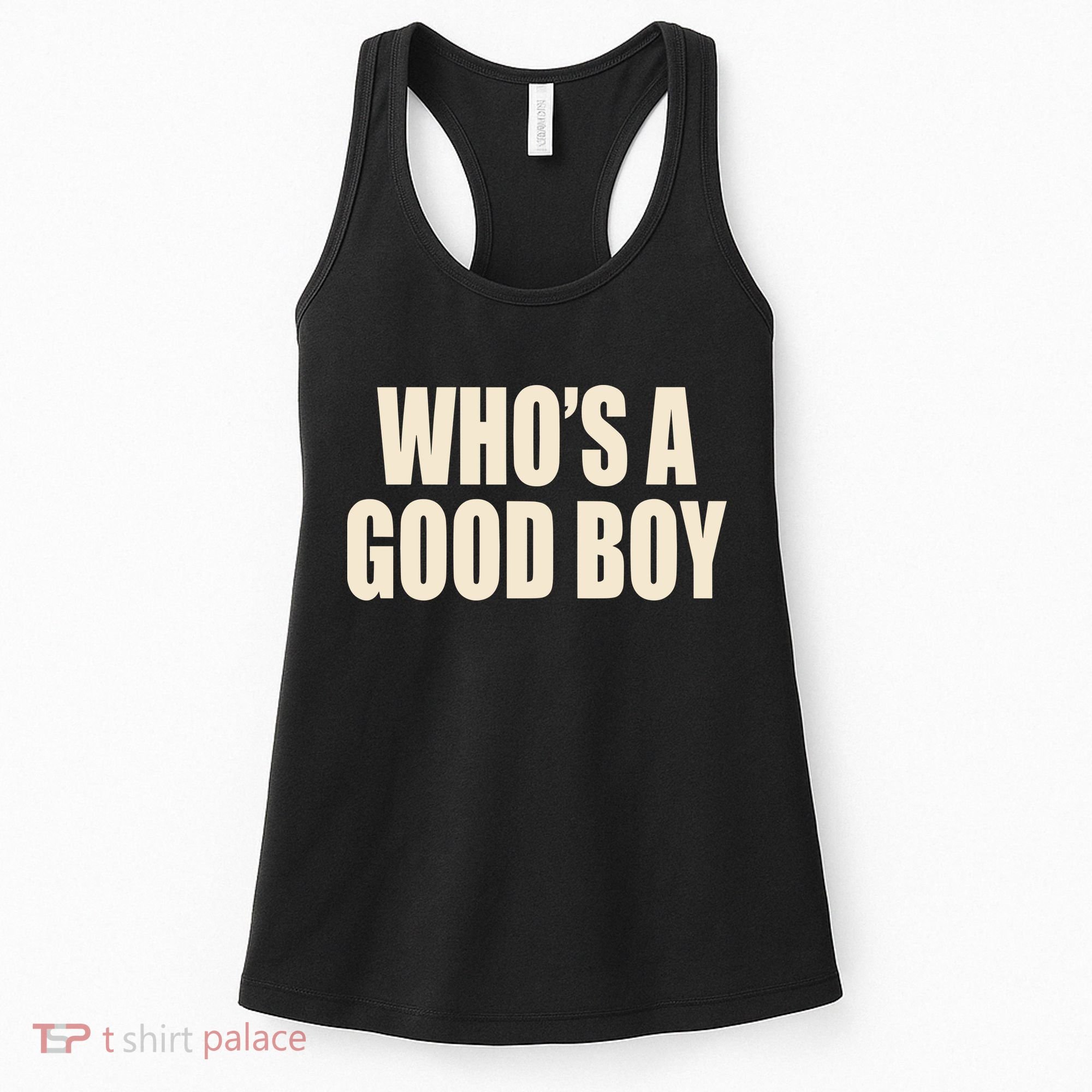 Moximimi WhoS A Good Boy Orange Women's Tank Top