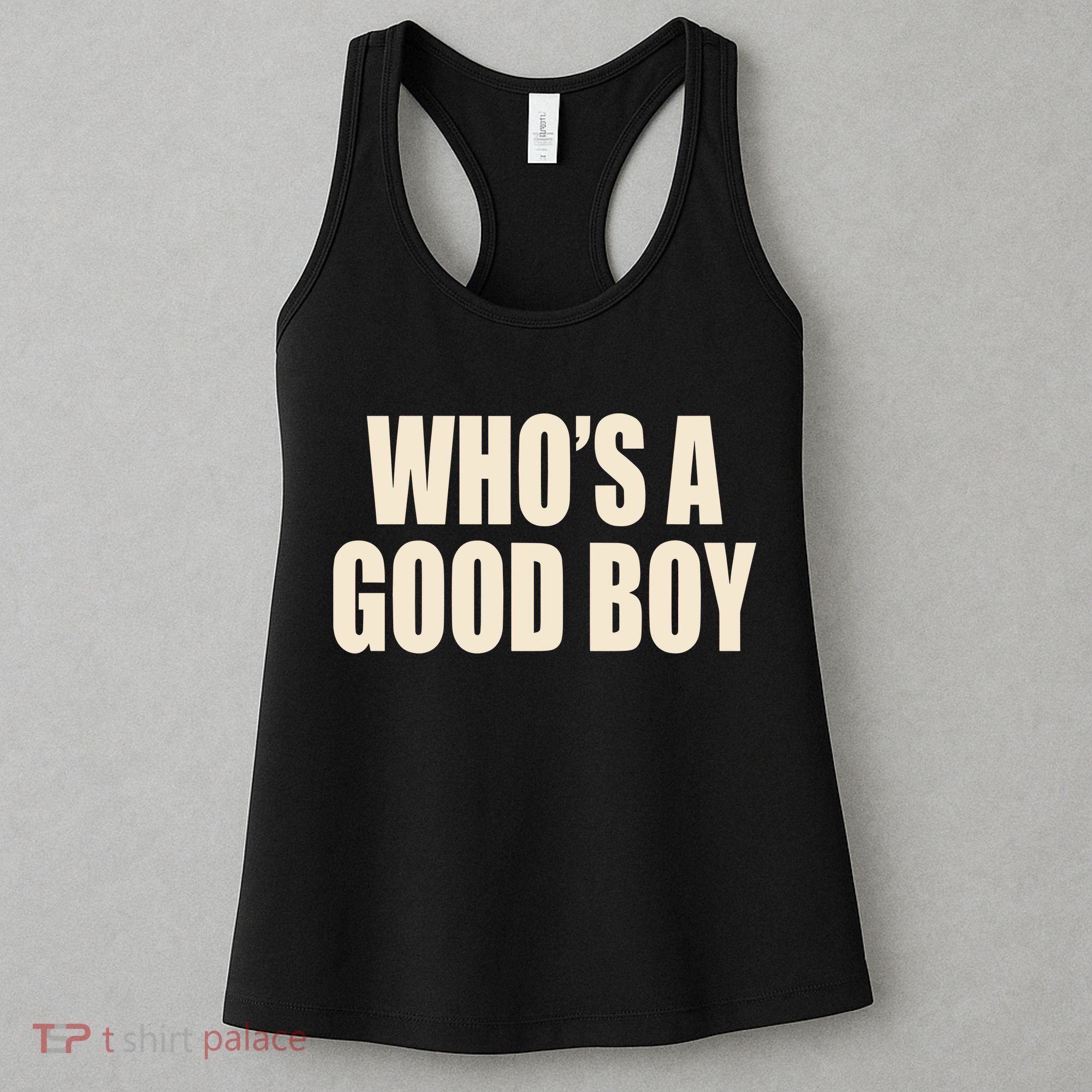 Moximimi WhoS A Good Boy Orange Women's Tank Top