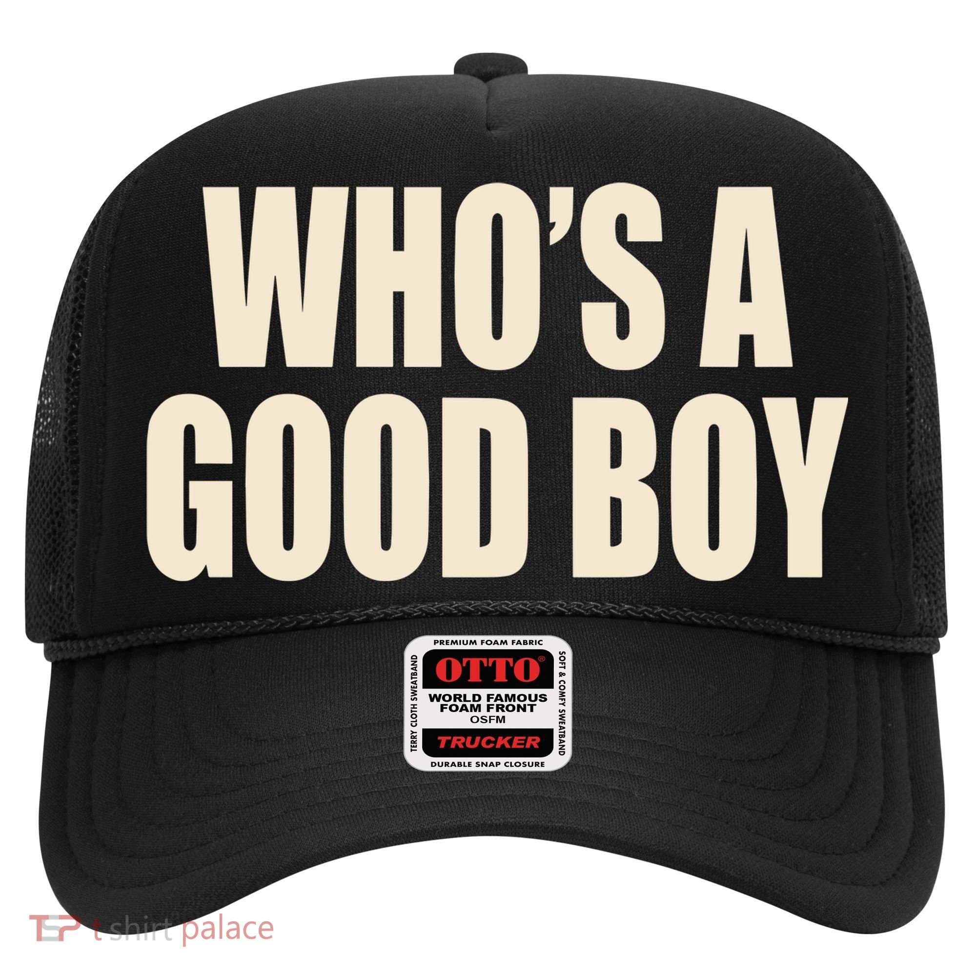Moximimi WhoS A Good Boy Orange Hat