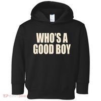Moximimi WhoS A Good Boy Orange Toddler Hoodie thumb 0