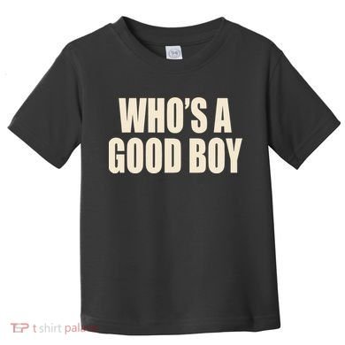Moximimi WhoS A Good Boy Orange Toddler T-Shirt