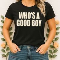Moximimi WhoS A Good Boy Orange Women's T-Shirt thumb 2