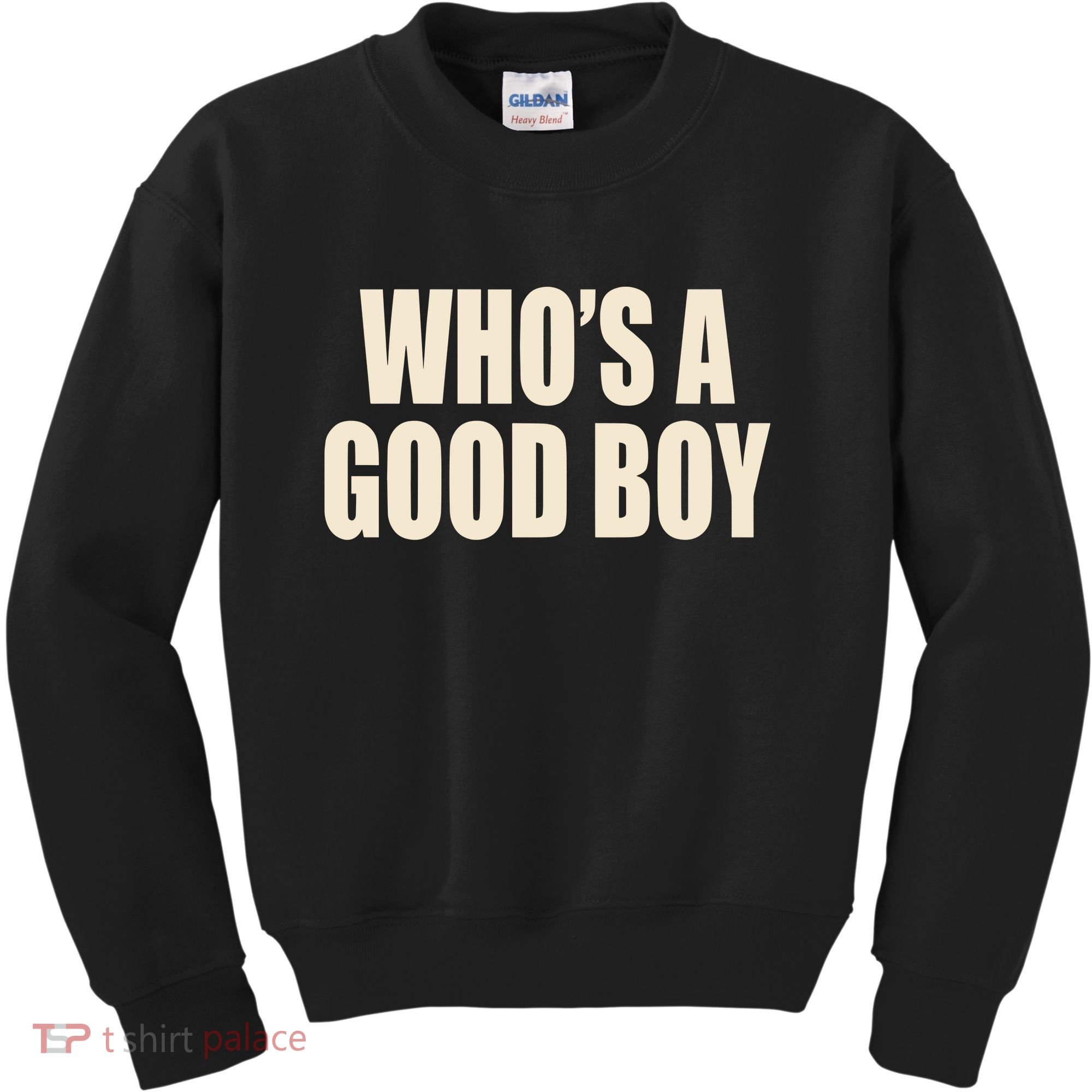Moximimi WhoS A Good Boy Orange Kids Sweatshirt