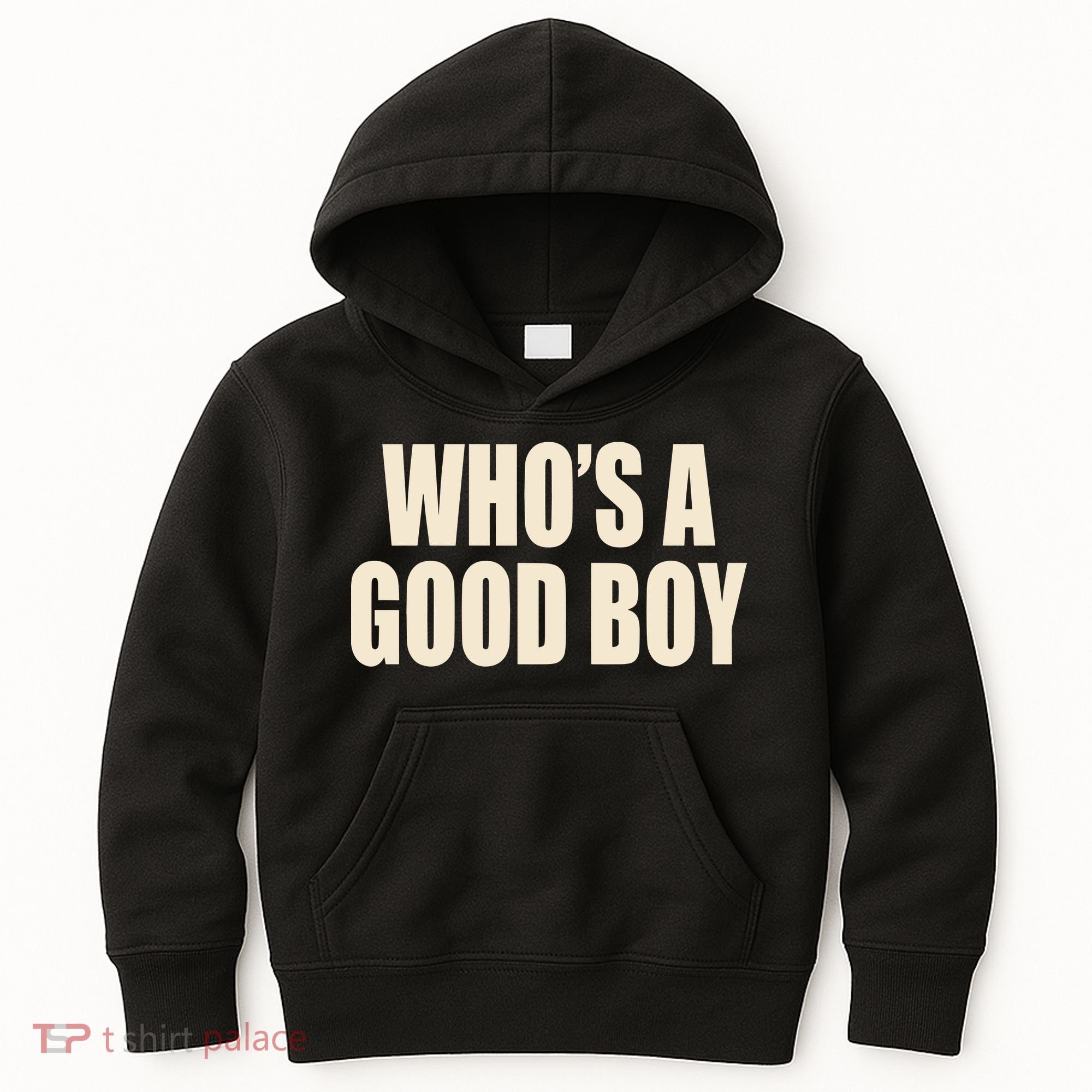 Moximimi WhoS A Good Boy Orange Kids Hoodie