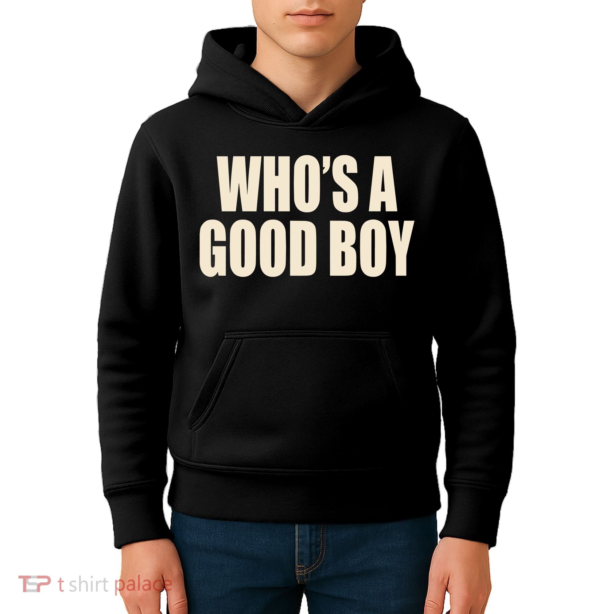 Moximimi WhoS A Good Boy Orange Kids Hoodie