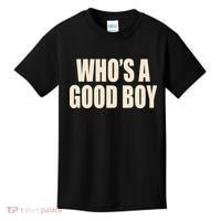 Moximimi WhoS A Good Boy Orange Kids T-Shirt thumb 0
