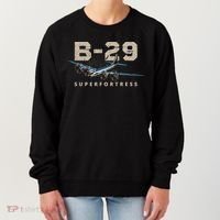 Military Warbird Airplane B29 Superfortress Women's Sweatshirt thumb 0