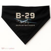 Military Warbird Airplane B29 Superfortress USA-Made Doggie Bandana thumb 0