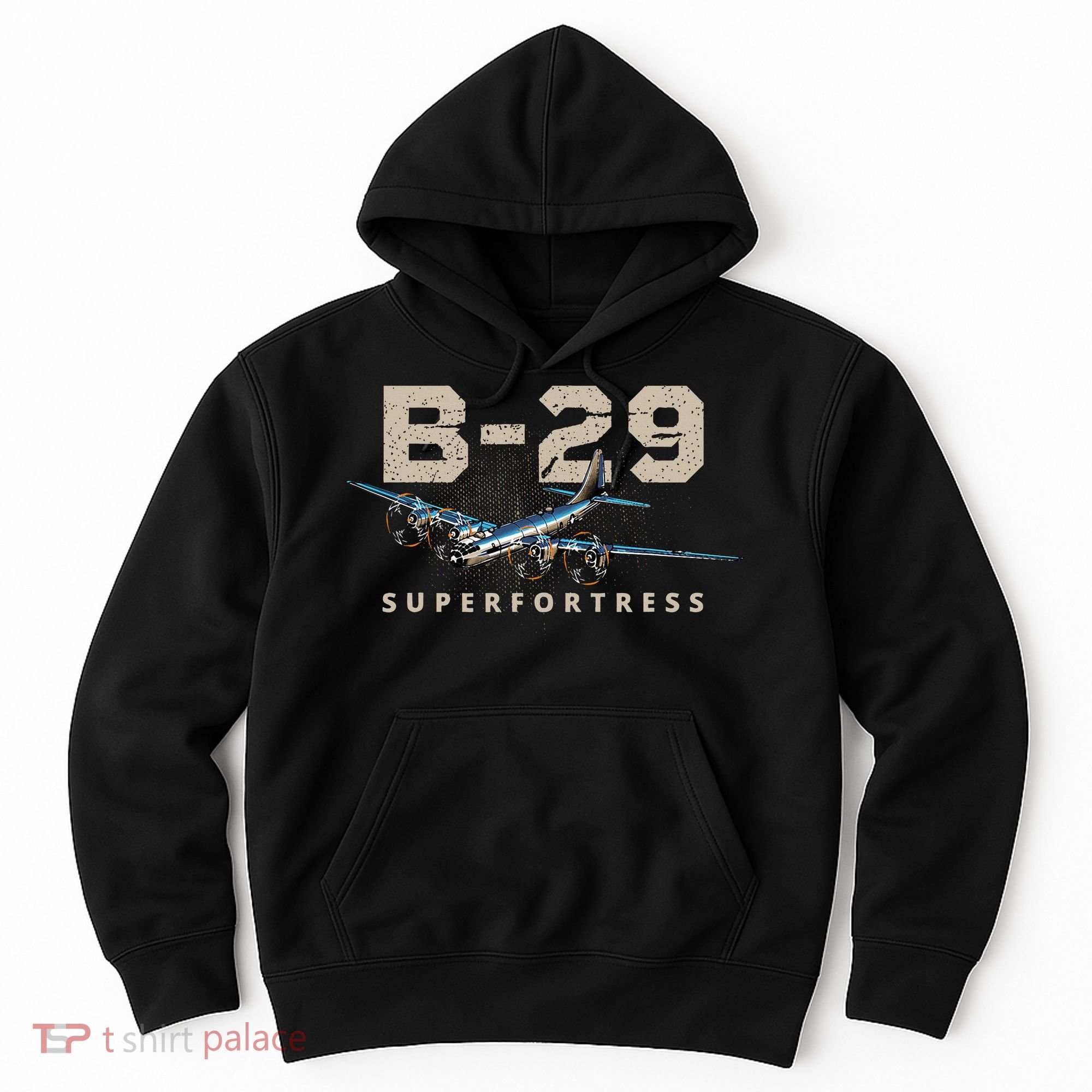 Military Warbird Airplane B29 Superfortress Hoodie