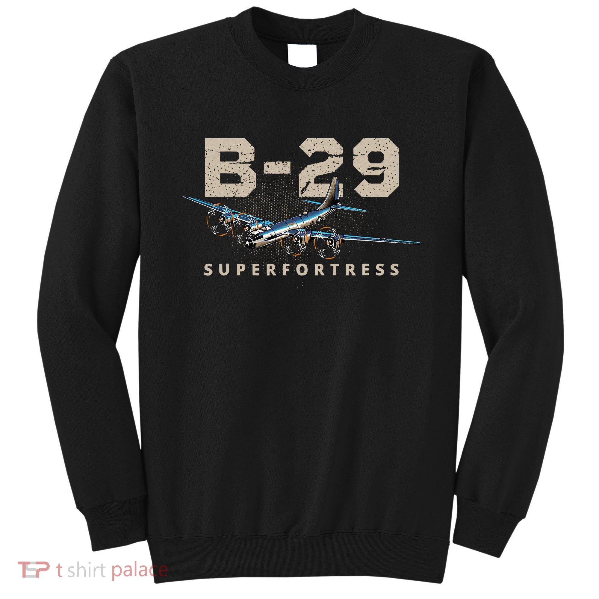 Military Warbird Airplane B29 Superfortress Sweatshirt