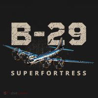 Military Warbird Airplane B29 Superfortress T-Shirt thumb 7