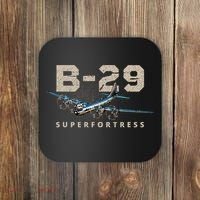 Military Warbird Airplane B29 Superfortress Coaster thumb 0