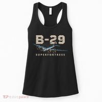 Military Warbird Airplane B29 Superfortress Women's Tank Top thumb 0