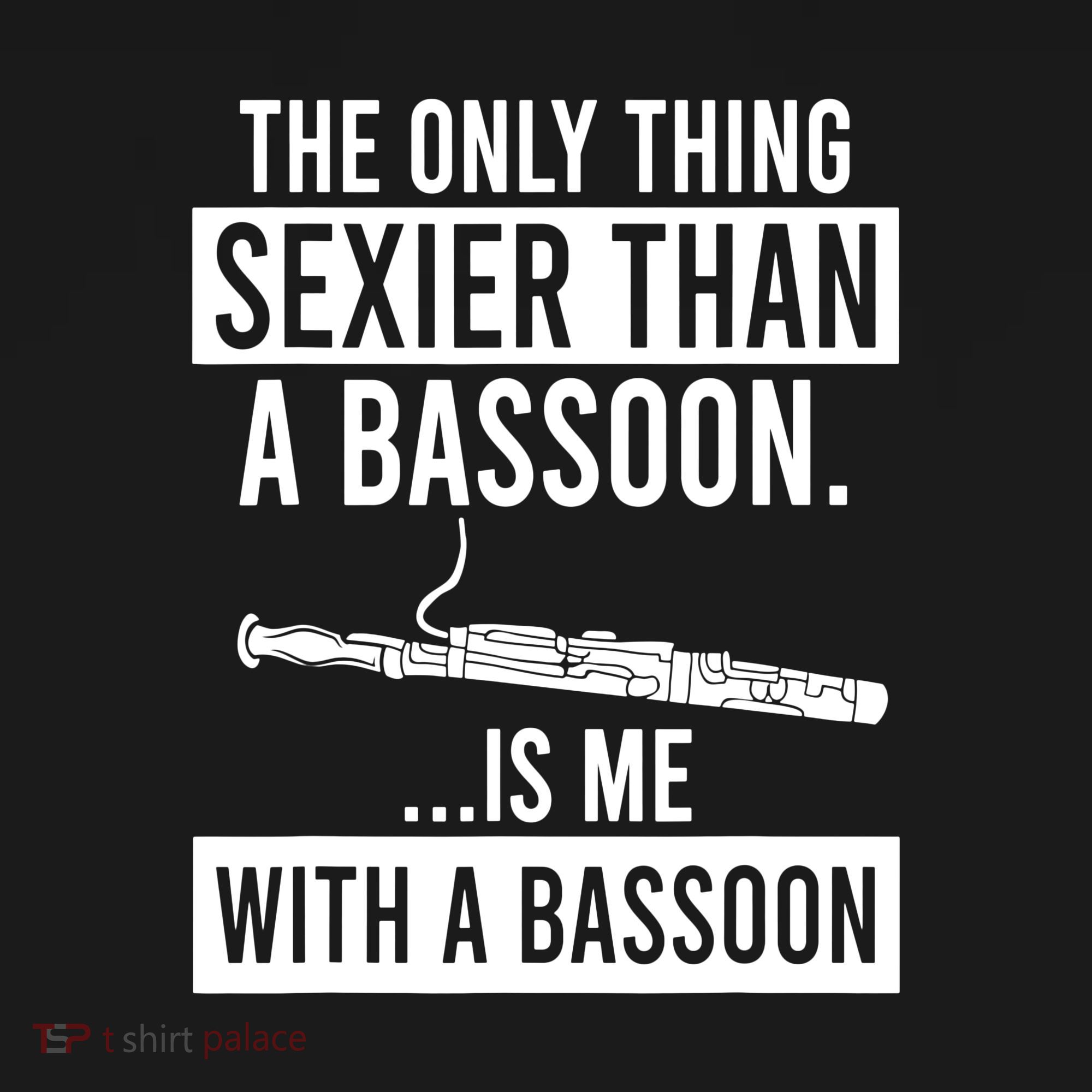 Me With A Bassoon Sexier Than A Bassoon Funny T-Shirt