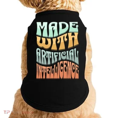 Made With Artificial Intelligence Doggie Tank