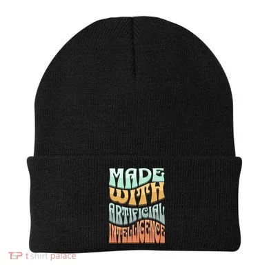 Made With Artificial Intelligence Beanie