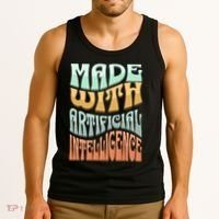 Made With Artificial Intelligence Tank Top thumb 3