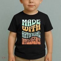 Made With Artificial Intelligence Toddler T-Shirt thumb 2
