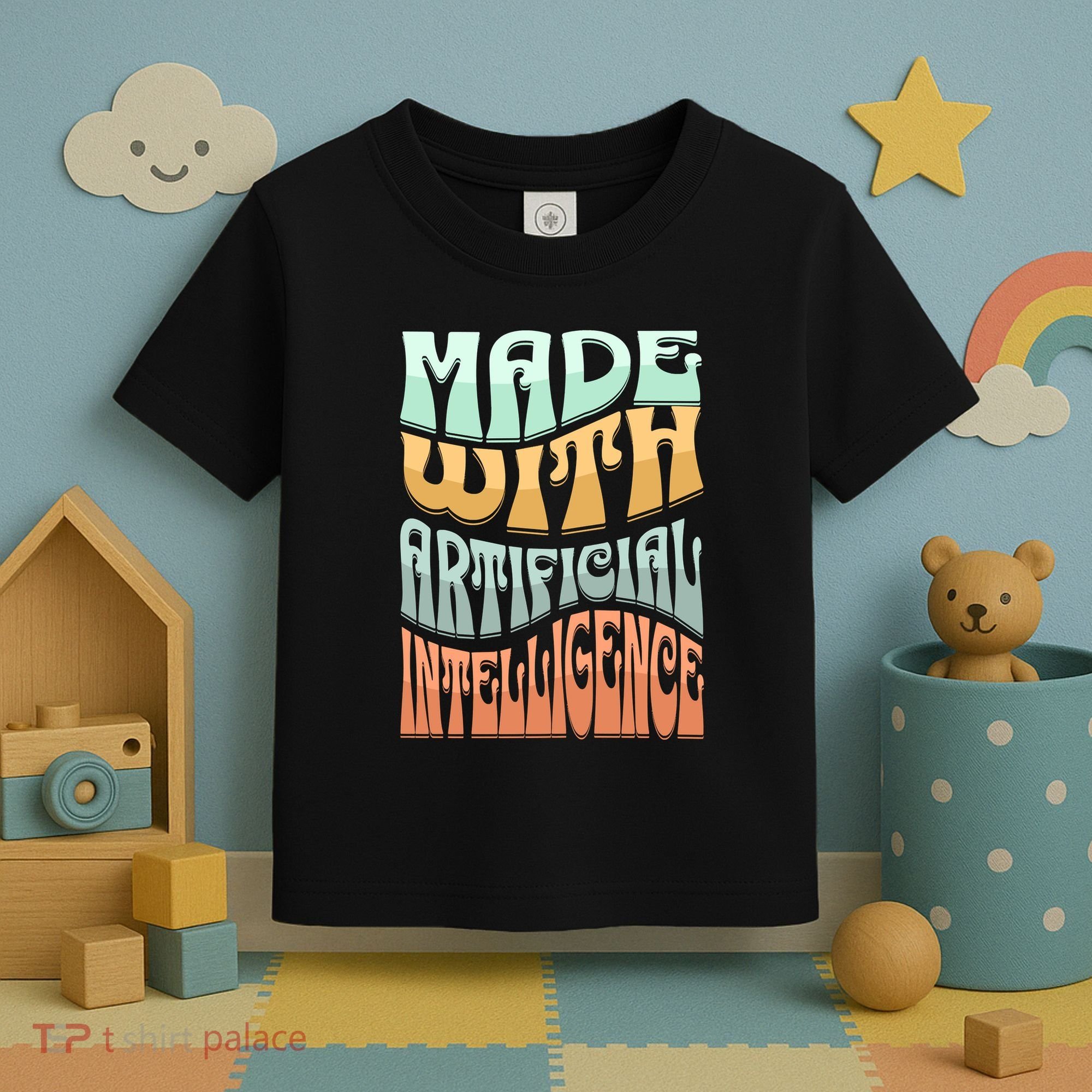 Made With Artificial Intelligence Toddler T-Shirt