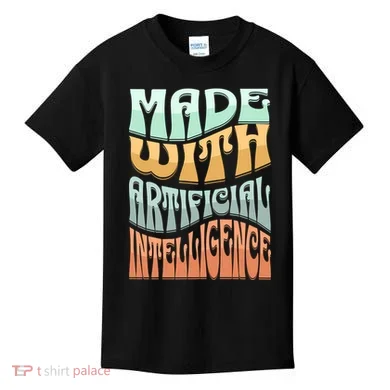 Made With Artificial Intelligence Kids T-Shirt