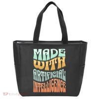 Made With Artificial Intelligence Tote Bag thumb 0