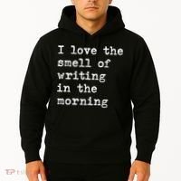 Morning Writing Author Book Journalist Novelist Funny Gift Hoodie thumb 2