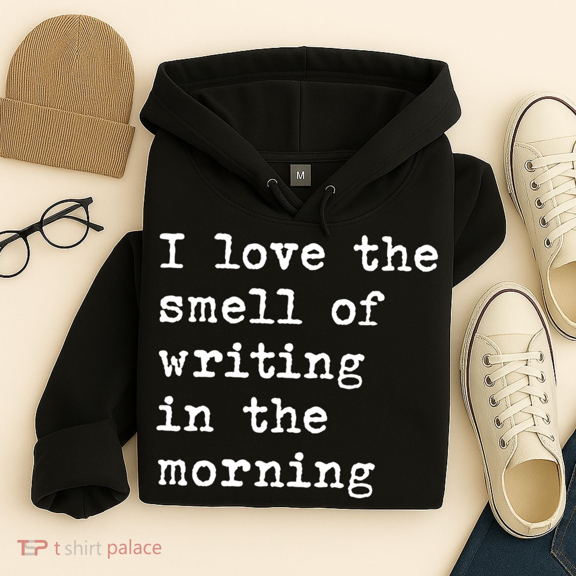 Morning Writing Author Book Journalist Novelist Funny Gift Hoodie