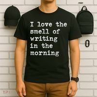 Morning Writing Author Book Journalist Novelist Funny Gift T-Shirt thumb 6