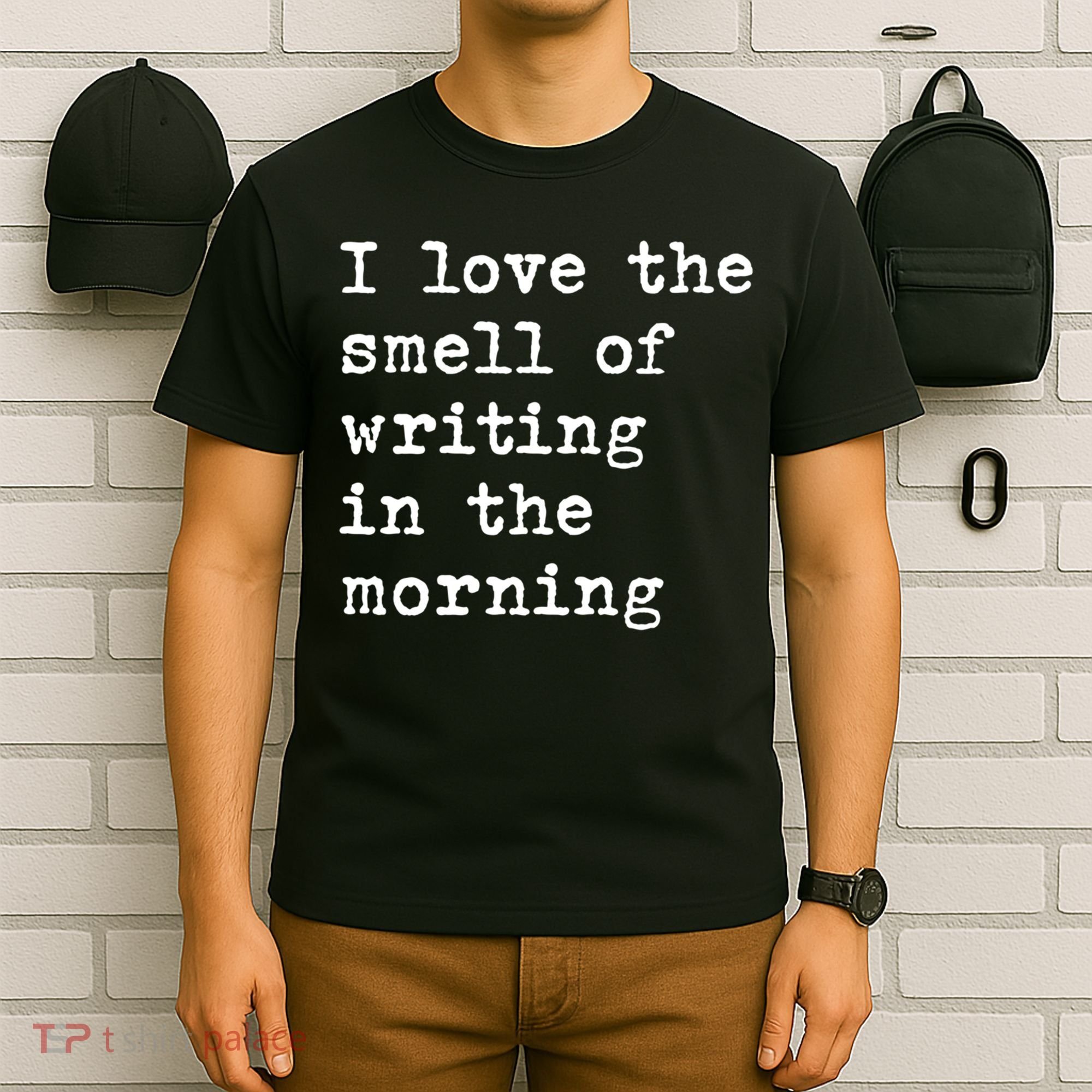 Morning Writing Author Book Journalist Novelist Funny Gift T-Shirt